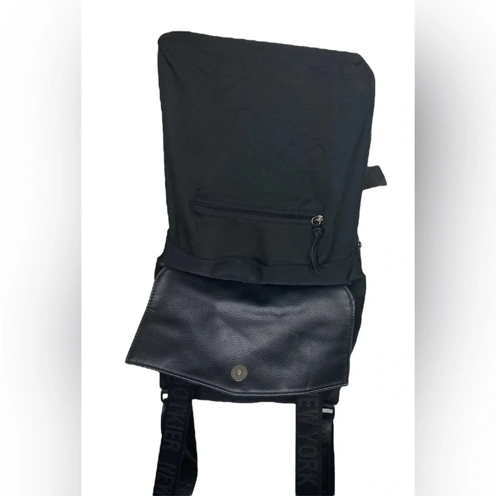Botkier Black Nylon and Leather Backpack